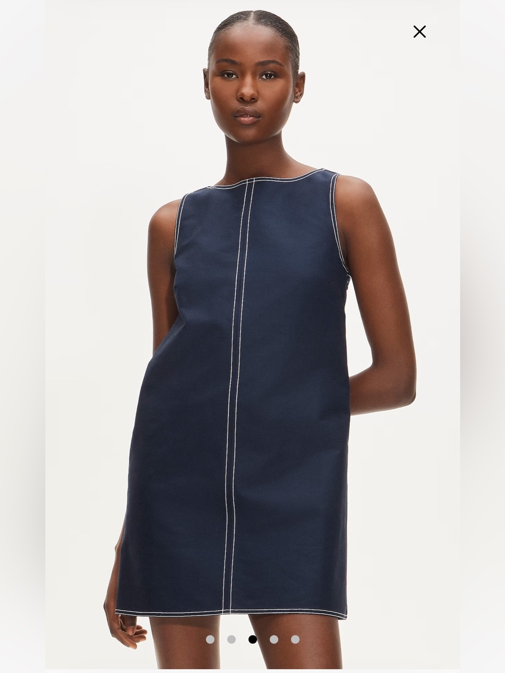 NWT Billie Dress in Double Cotton Poplin